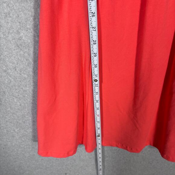 Lands End Dress Medium Knee Jersey Flowy Cotton Stretch Career Church Easter - Picture 5 of 10